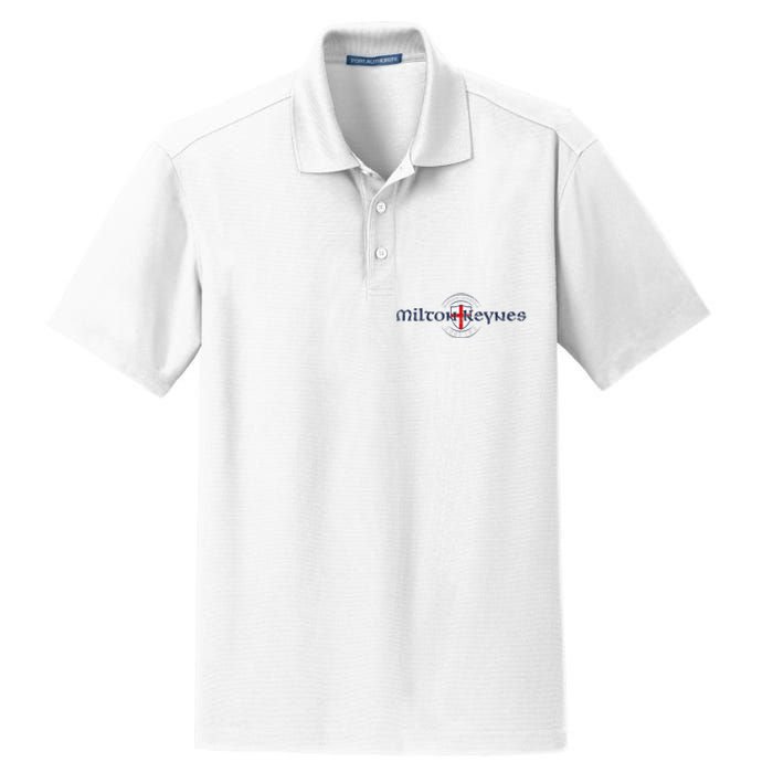 Milton Keynes Buckinghamshire England English Flag Dry Zone Grid Polo