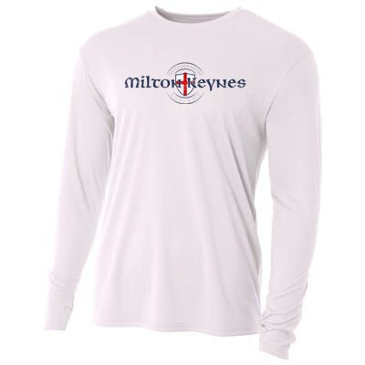 Milton Keynes Buckinghamshire England English Flag Cooling Performance Long Sleeve Crew