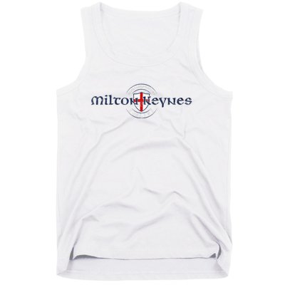 Milton Keynes Buckinghamshire England English Flag Tank Top