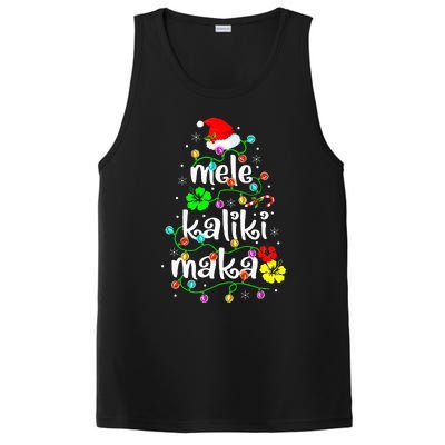 Mele Kalikimaka Christmas Hawaiian Santa PosiCharge Competitor Tank