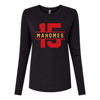 Mahomes Kansas City Playoffs Womens Cotton Relaxed Long Sleeve T-Shirt