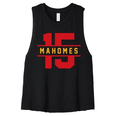 Mahomes Kansas City Playoffs Women's Racerback Cropped Tank