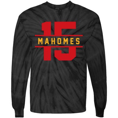 Mahomes Kansas City Playoffs Tie-Dye Long Sleeve Shirt