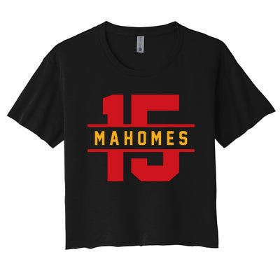 Mahomes Kansas City Playoffs Women's Crop Top Tee