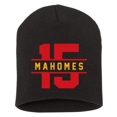 Mahomes Kansas City Playoffs Short Acrylic Beanie