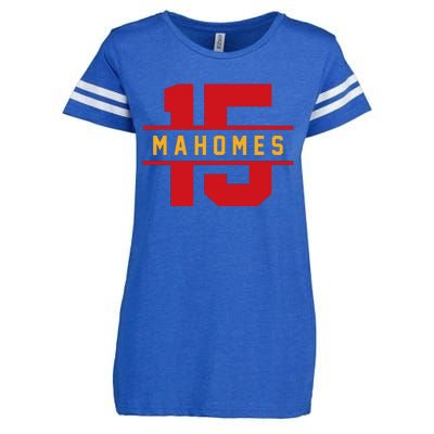 Mahomes Kansas City Playoffs Enza Ladies Jersey Football T-Shirt