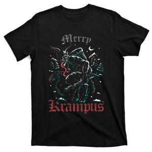 Merry Krampus Christmas Xmas Horror Ugly Sweater T-Shirt