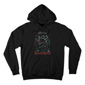 Merry Krampus Christmas Xmas Horror Ugly Sweater Tall Hoodie