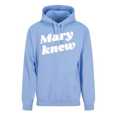 Mary Knew Christmas  Unisex Surf Hoodie