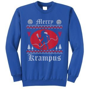 Merry Krampus Christmas Xmas Horror Ugly Sweater Evil Pajama Gift Sweatshirt