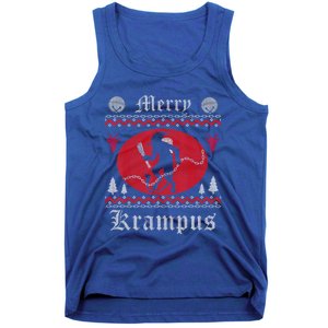 Merry Krampus Christmas Xmas Horror Ugly Sweater Evil Pajama Gift Tank Top