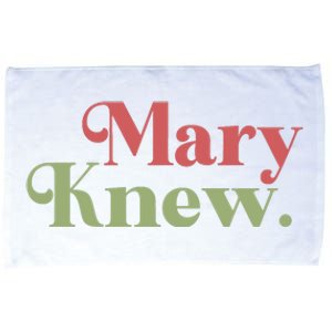 Mary Knew Christmas Microfiber Hand Towel