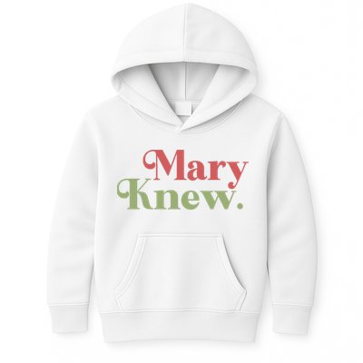Mary Knew Christmas Kids Hoodie
