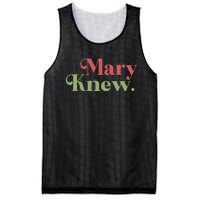 Mary Knew Christmas Mesh Reversible Basketball Jersey Tank