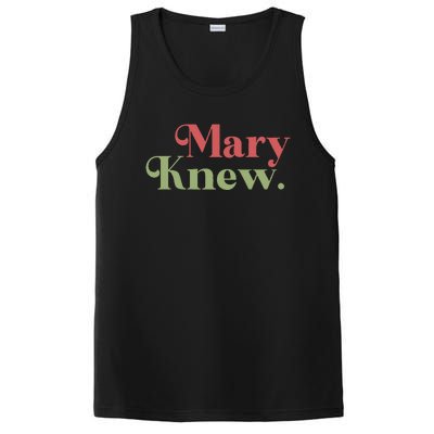 Mary Knew Christmas PosiCharge Competitor Tank