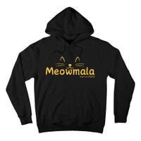 Meowmala Kamala Crazy Kitty Lady Society Vote Tall Hoodie