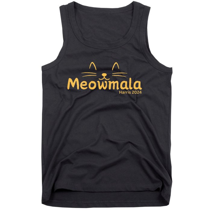 Meowmala Kamala Crazy Kitty Lady Society Vote Tank Top