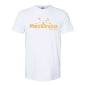 Meowmala Kamala Crazy Kitty Lady Society Vote Softstyle CVC T-Shirt