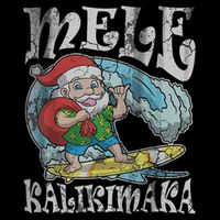 Mele Kalikimaka Christmas Santa Claus Hawaii Surfing Mug