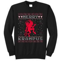 Merry Krampus Christmas Xmas Horror Ugly Sweater Evil Pajama Sweatshirt