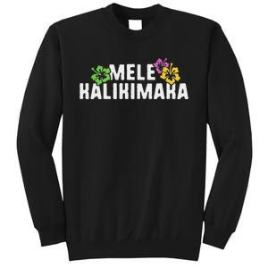 Mele Kalikimaka Christmas Hawaiian Xmas Merry Sweatshirt