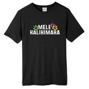 Mele Kalikimaka Christmas Hawaiian Xmas Merry Tall Fusion ChromaSoft Performance T-Shirt