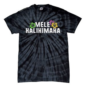 Mele Kalikimaka Christmas Hawaiian Xmas Merry Tie-Dye T-Shirt