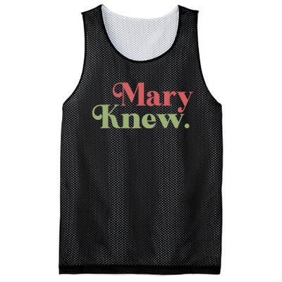 Mary Knew Christmas Mesh Reversible Basketball Jersey Tank