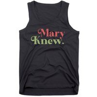 Mary Knew Christmas Tank Top