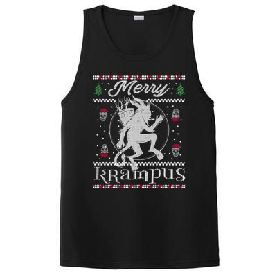 Merry Krampus Christmas Xmas Horror Ugly Evil Pajama Gift PosiCharge Competitor Tank