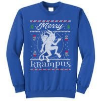 Merry Krampus Christmas Xmas Horror Ugly Evil Pajama Gift Sweatshirt