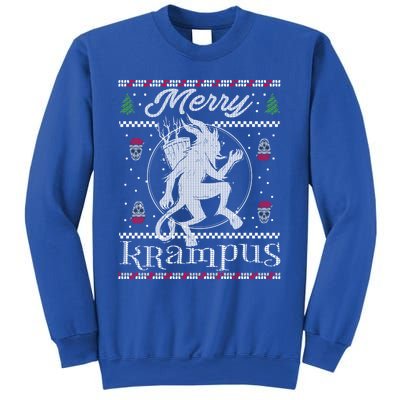 Merry Krampus Christmas Xmas Horror Ugly Evil Pajama Gift Sweatshirt