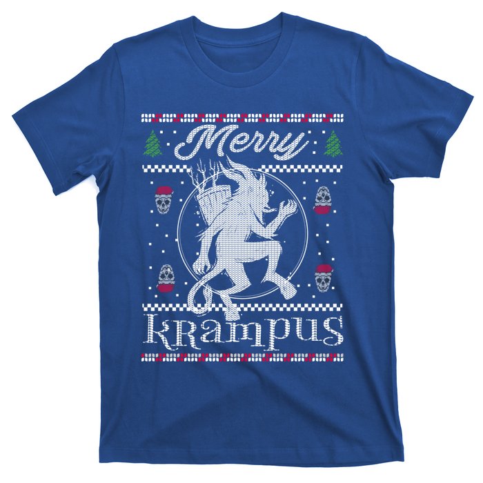 Merry Krampus Christmas Xmas Horror Ugly Evil Pajama Gift T-Shirt