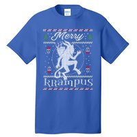 Merry Krampus Christmas Xmas Horror Ugly Evil Pajama Gift Tall T-Shirt