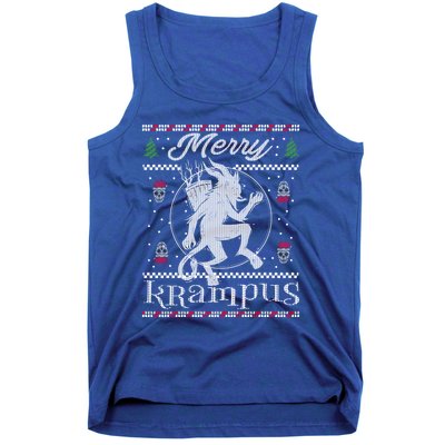 Merry Krampus Christmas Xmas Horror Ugly Evil Pajama Gift Tank Top