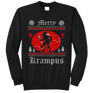 Merry Krampus Christmas Xmas Horror Ugly Sweater Evil Pajama Gift Sweatshirt