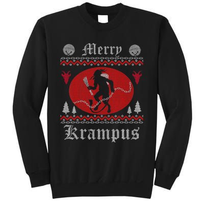 Merry Krampus Christmas Xmas Horror Ugly Sweater Evil Pajama Sweatshirt