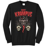 Merry Krampus Christmas Psychobilly Horror Sweatshirt