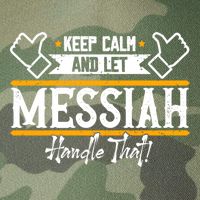 Messiah Keep Calm And Let Messiah Handle That Gift Legacy Tie Dye Trucker Hat