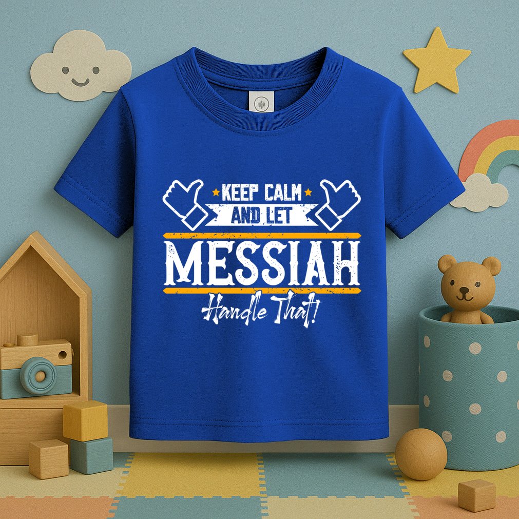 Messiah Keep Calm And Let Messiah Handle That Gift Toddler T-Shirt