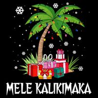 Mele Kalikimaka Christmas Lights Palm Tree Hawaiian Xmas Gift 16 in Basic Backpack