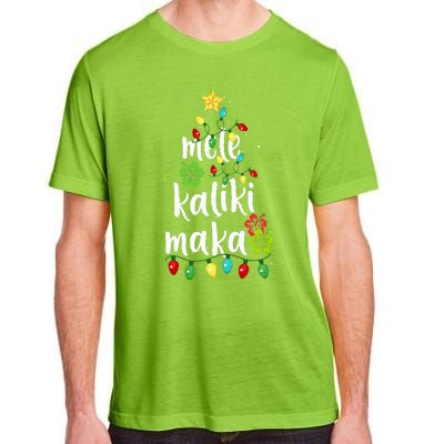 Mele kalikimaka Christmas Hawaiian Xmas Adult ChromaSoft Performance T-Shirt