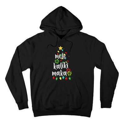 Mele kalikimaka Christmas Hawaiian Xmas Hoodie