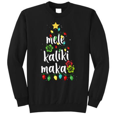 Mele kalikimaka Christmas Hawaiian Xmas Sweatshirt