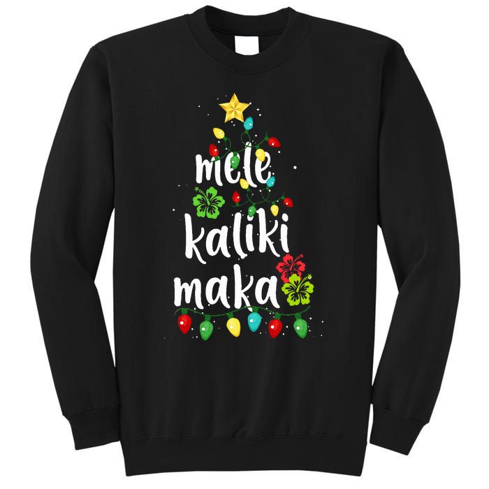 Mele kalikimaka Christmas Hawaiian Xmas Sweatshirt