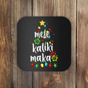 Mele kalikimaka Christmas Hawaiian Xmas Coaster