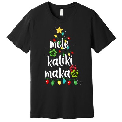 Mele kalikimaka Christmas Hawaiian Xmas Premium T-Shirt