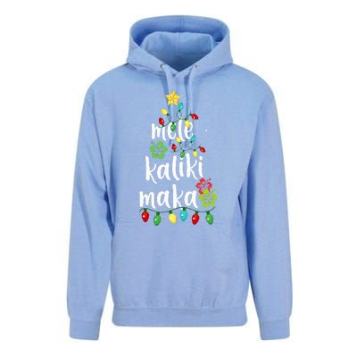 Mele kalikimaka Christmas Hawaiian Xmas Unisex Surf Hoodie