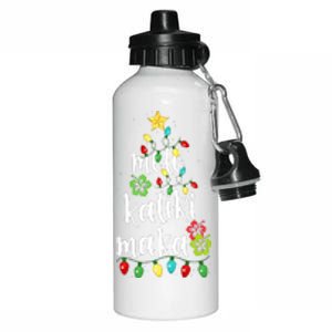 Mele kalikimaka Christmas Hawaiian Xmas Aluminum Water Bottle