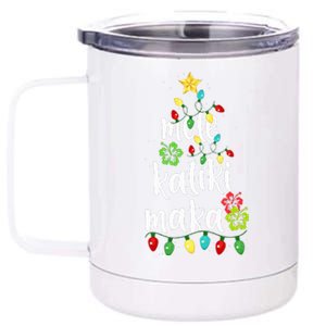 Mele kalikimaka Christmas Hawaiian Xmas 12 oz Stainless Steel Tumbler Cup